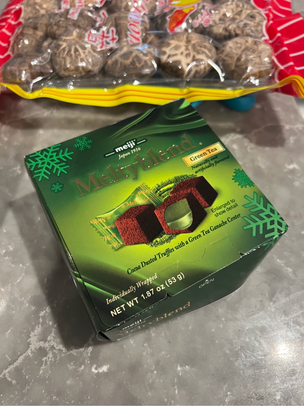 Get Meiji Meltyblend Chocolate Green Tea Flavor 2.11 oz Delivered