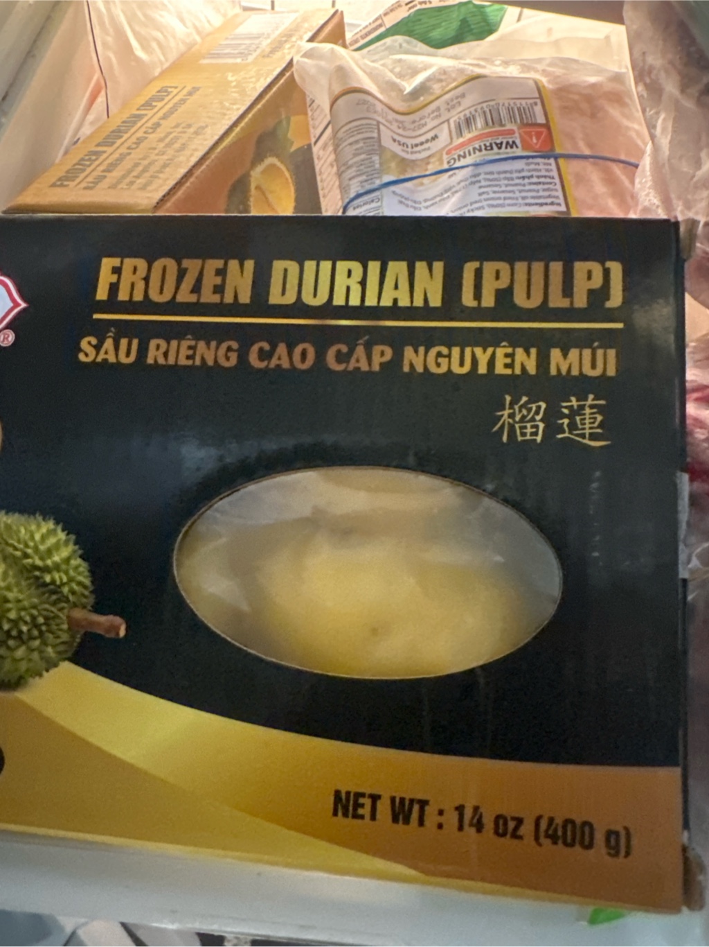 Sầu Riêng Ri6 Nguyên Múi Cao Cấp 3 Miền, Đông Lạnh 14 oz - Weee!