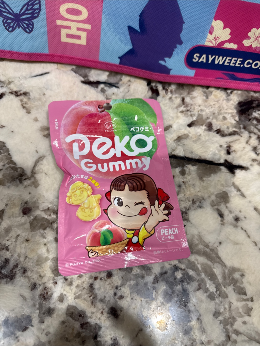 不二家 ペコグミ ピーチ - Weee!