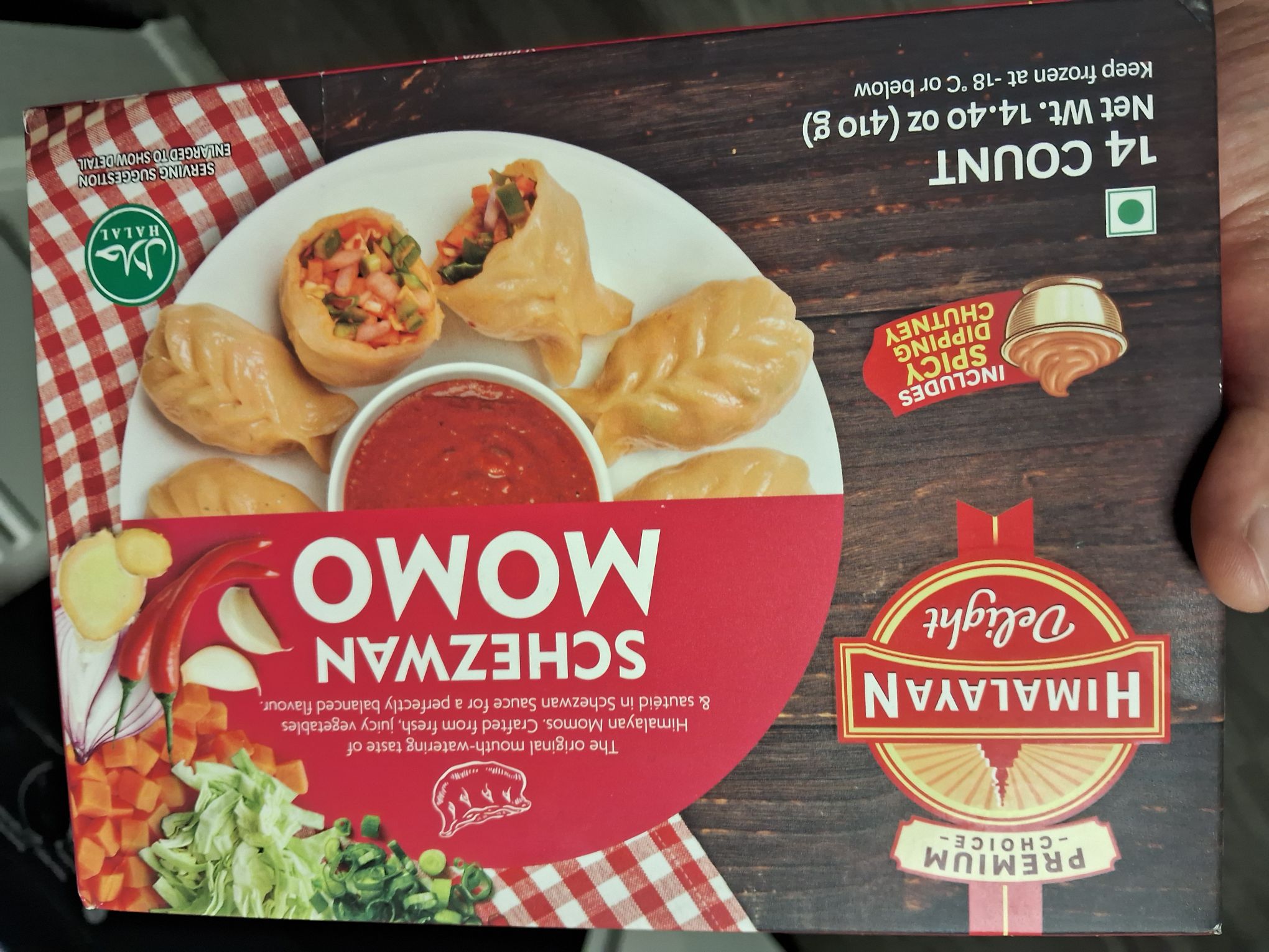 Get Himalayan Delight Schezwan Momo 14.4 oz Delivered | Weee
