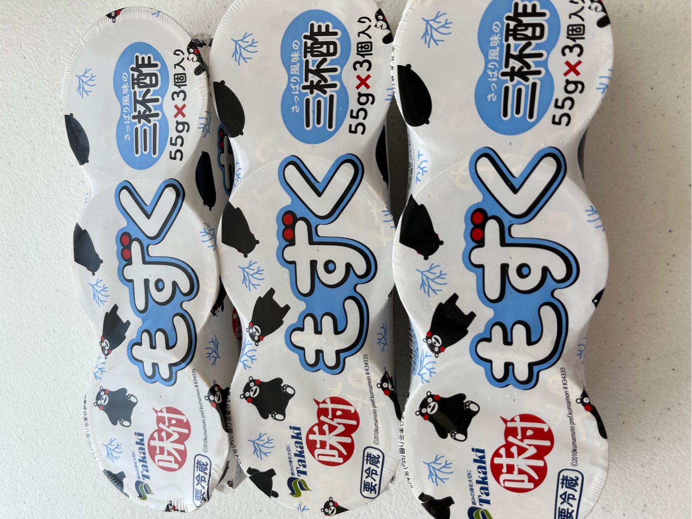 味付もずく 三杯酢 3個入り 165 グラム - Weee!