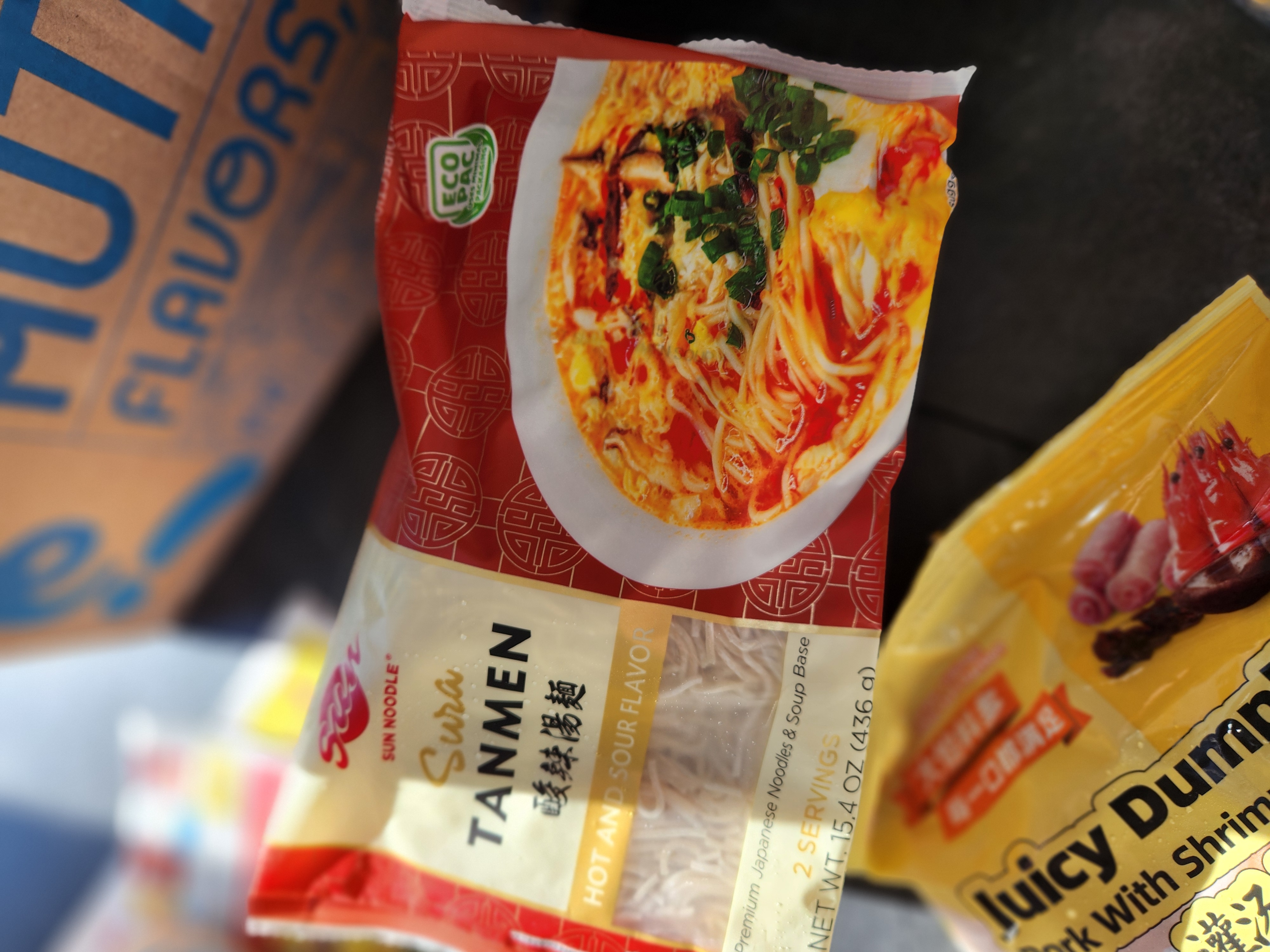 Get Sun Noodle Sura Tanmen Hot & Sour Flavor, Frozen (2 Servings