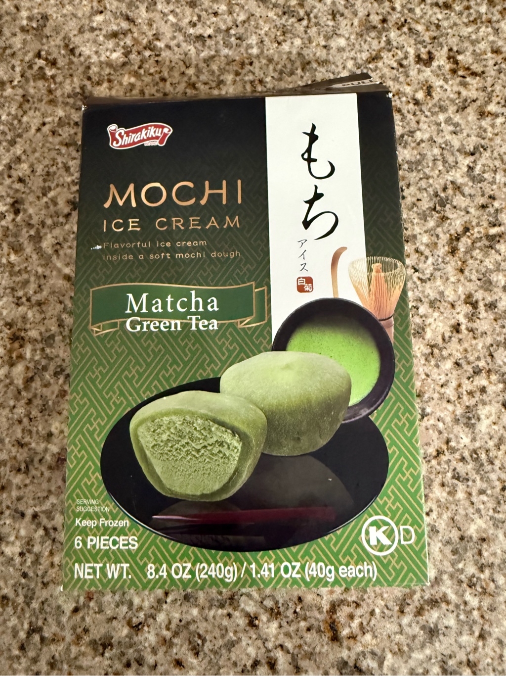 抹茶アイス様用 Shirakiku もちアイスクリーム 抹茶 8.4 オンス - Weee!