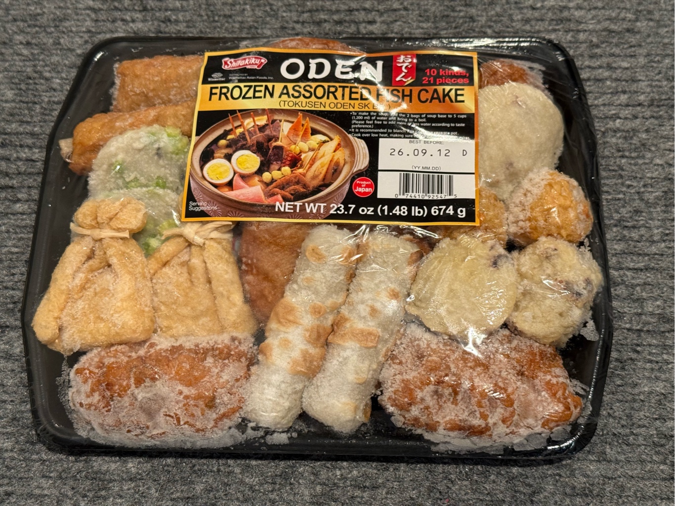 Shirakiku おでんセット 冷凍 10種類21点入り おでんスープ付き 650g