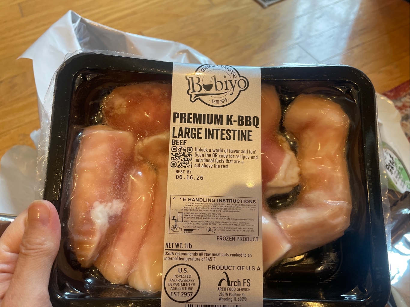 プレミアム 牛モツ 大腸 ホルモン もつ鍋用 冷凍 1 ポンド - Weee!