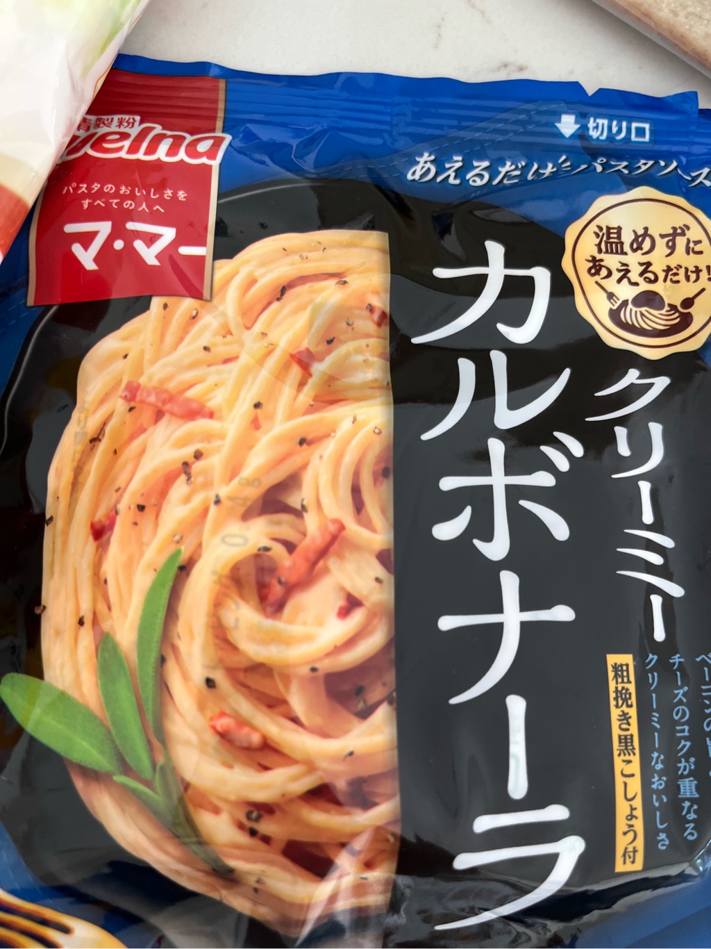 日清 ママー パスタソース クリーミー カルボナーラ 140 グラム - Weee!
