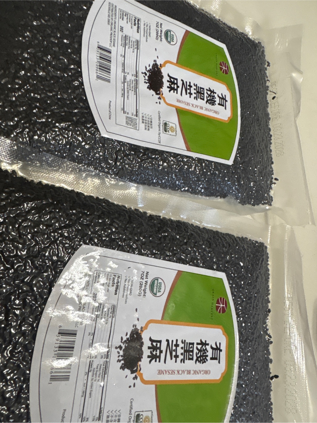 Get Grain Harvest Organic Black Sesame 200 g Delivered | Weee