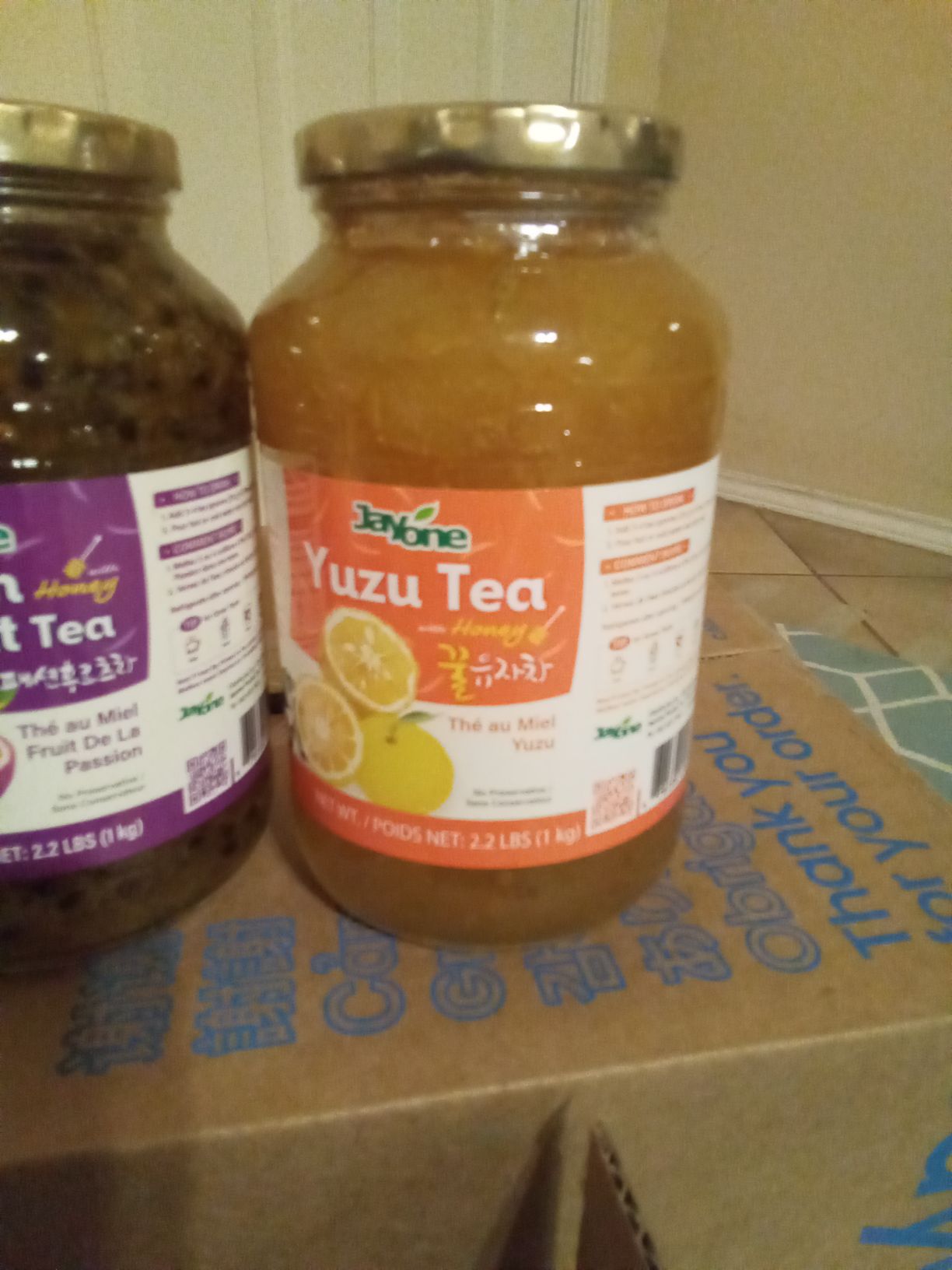 JAYONE はちみつゆず茶 2.2 ポンド - Weee!