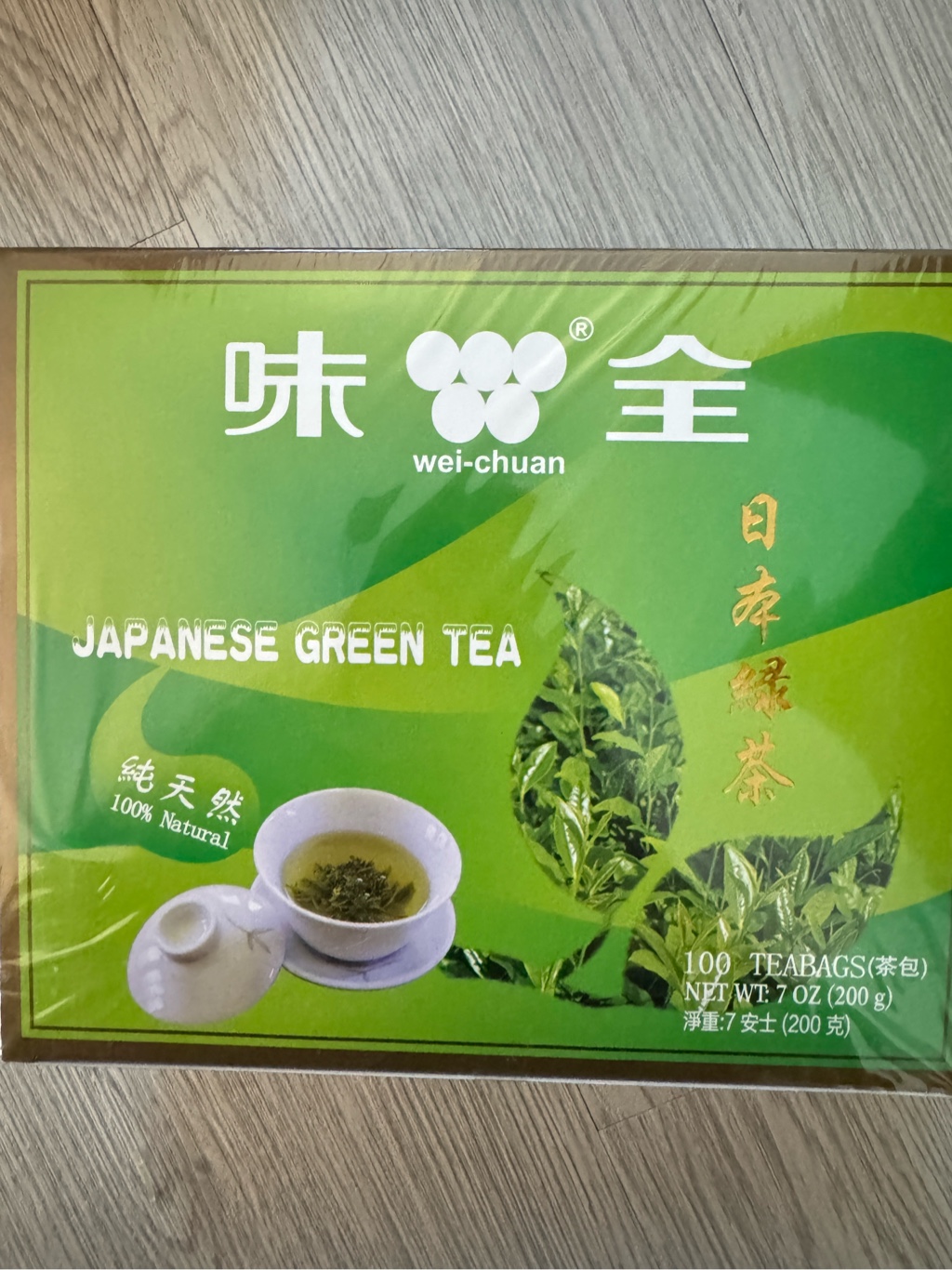 Wei-Chuan Japanese Green Tea 7oz - Weee!