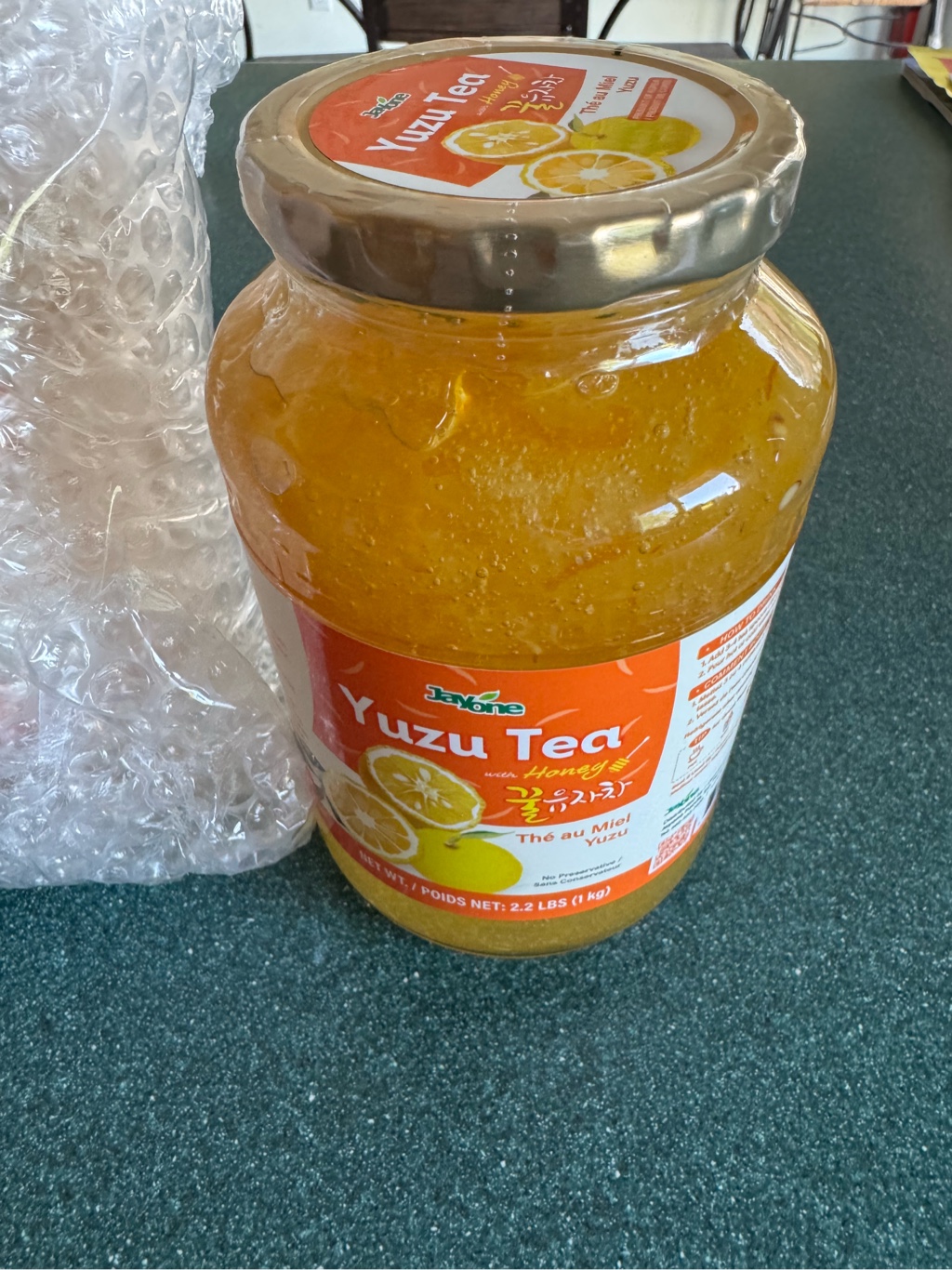 JAYONE はちみつゆず茶 2.2 ポンド - Weee!
