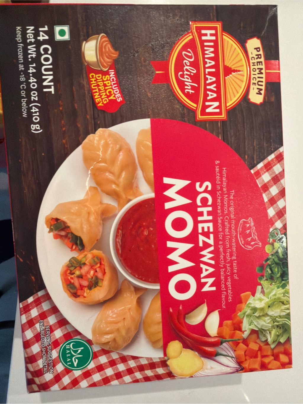 Get Himalayan Delight Schezwan Momo 14.4 oz Delivered | Weee