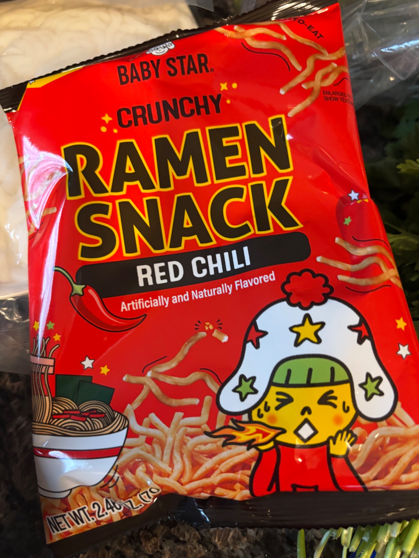 ベビースター ラーメンスナック 辛口味 70 グラム - Weee!