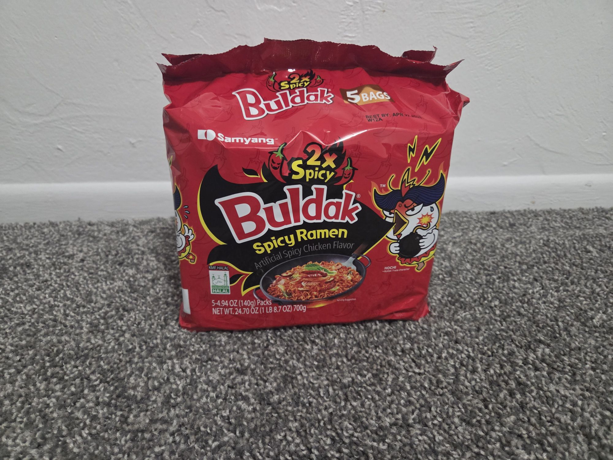 極辛ブルダック炒め麺（袋） - Weee!