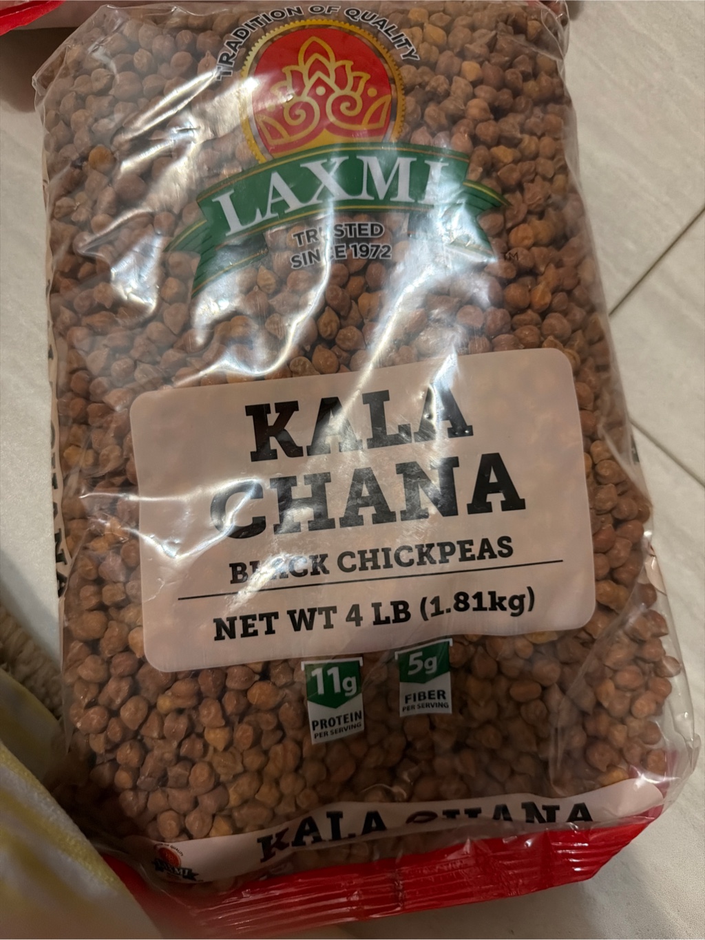 Get Laxmi Kala Chana (Black Chickpeas) 4 lb Delivered | Weee