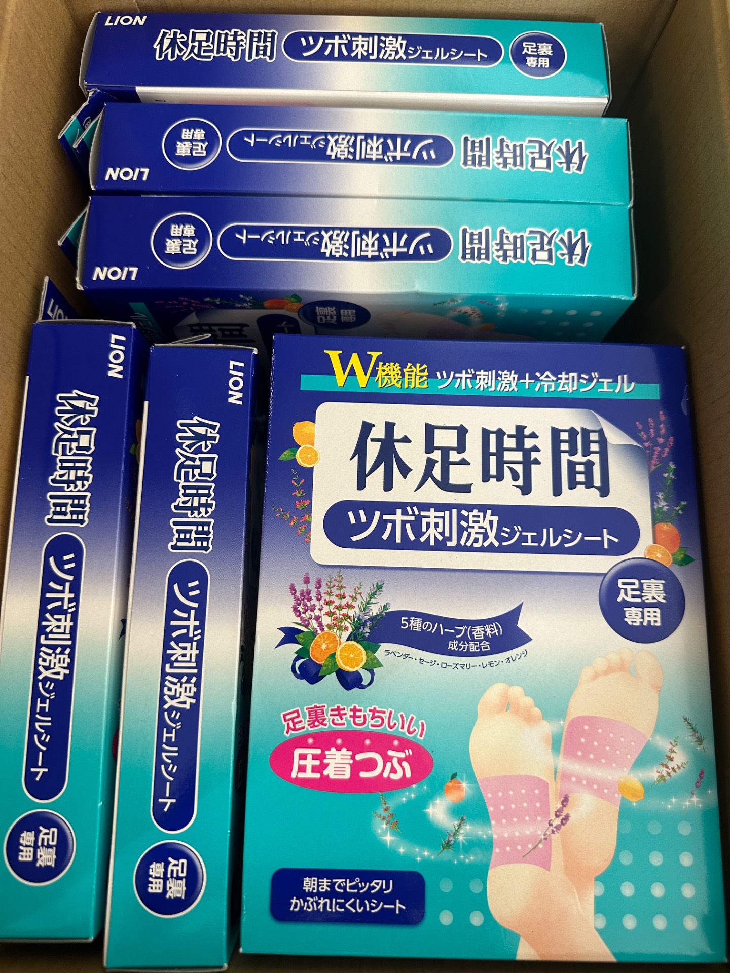 足すっきりシート 休足時間 ツボ刺激ジェルシート ( 12枚入り )/ 休足