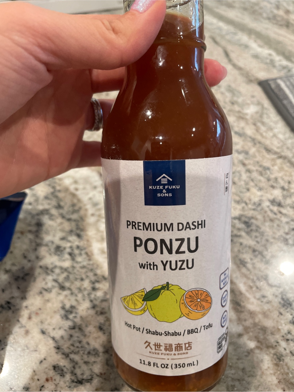 久世福商店 ゆず旨ポン酢 11.8 fl.oz - Weee!