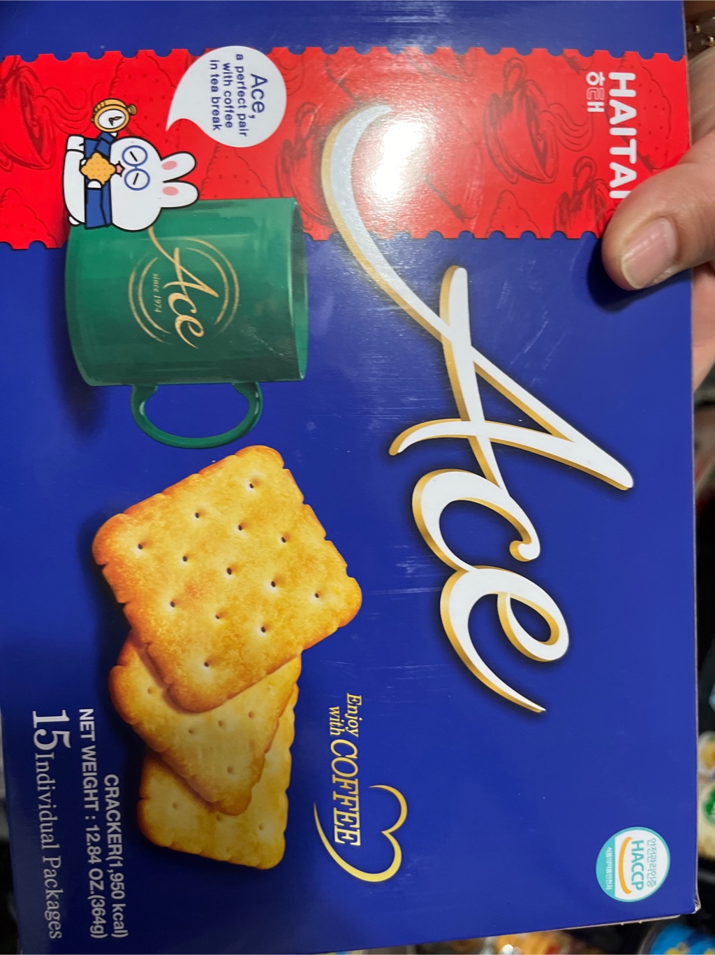 Haitai Ace 塩味ビスケット - Weee!