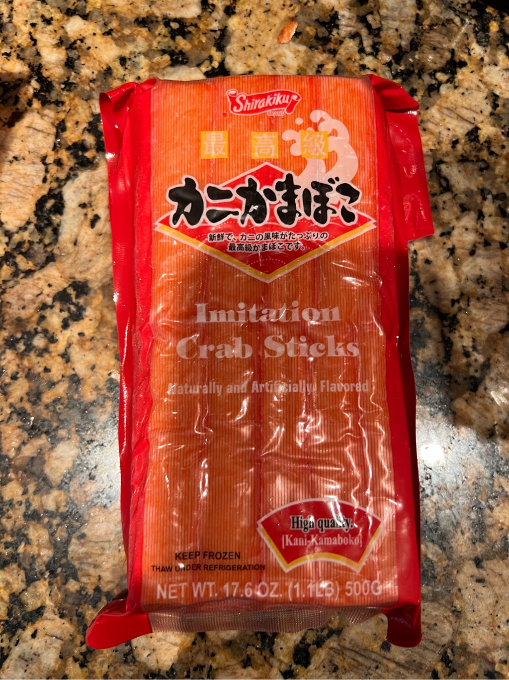 Shirakiku かにかま カニかまぼこ 冷凍 500g 17.6 オンス - Weee!