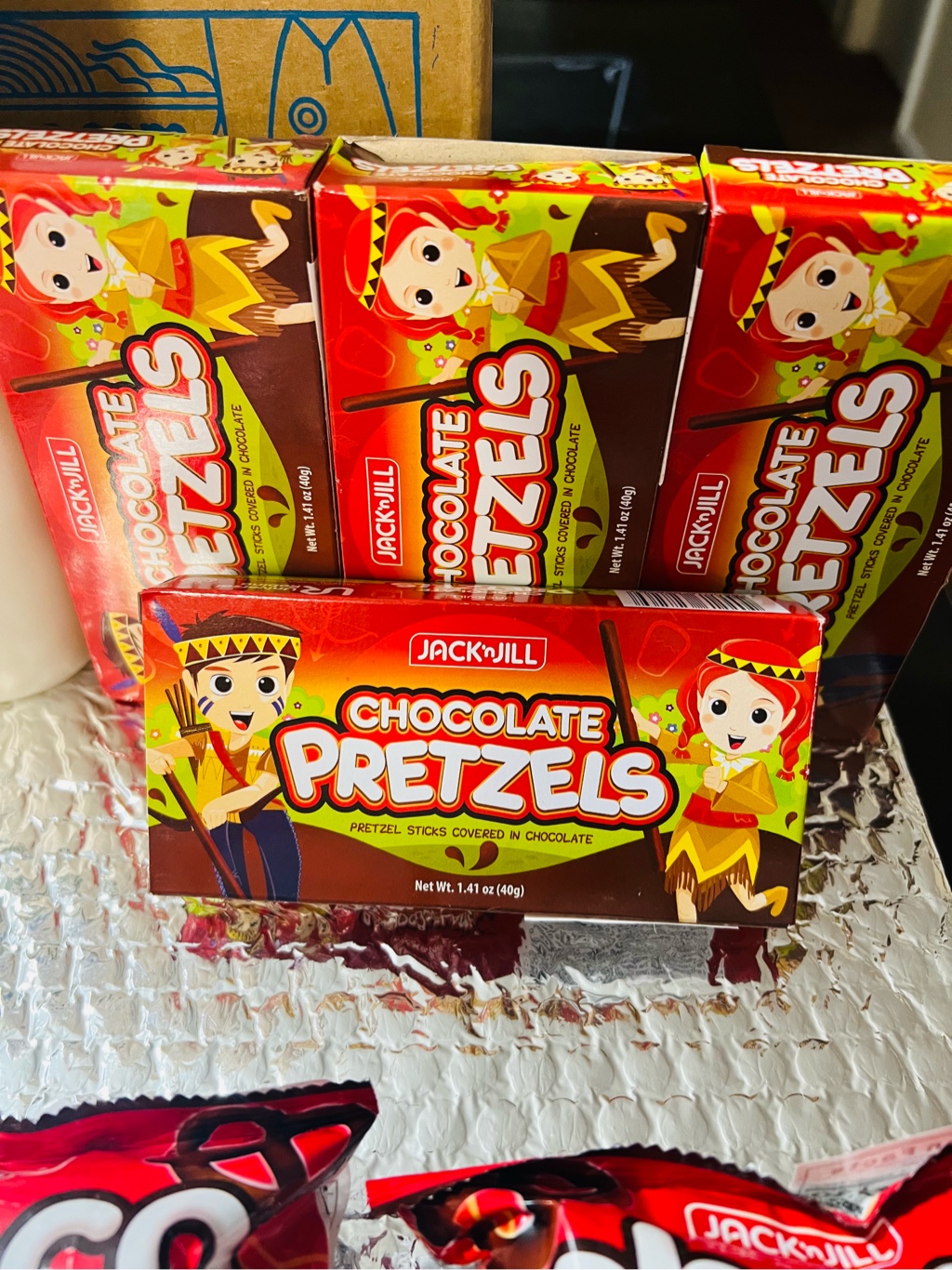 プレッツェルページ Jack & Jillプレッツェルチョコレート 40 グラム - Weee!