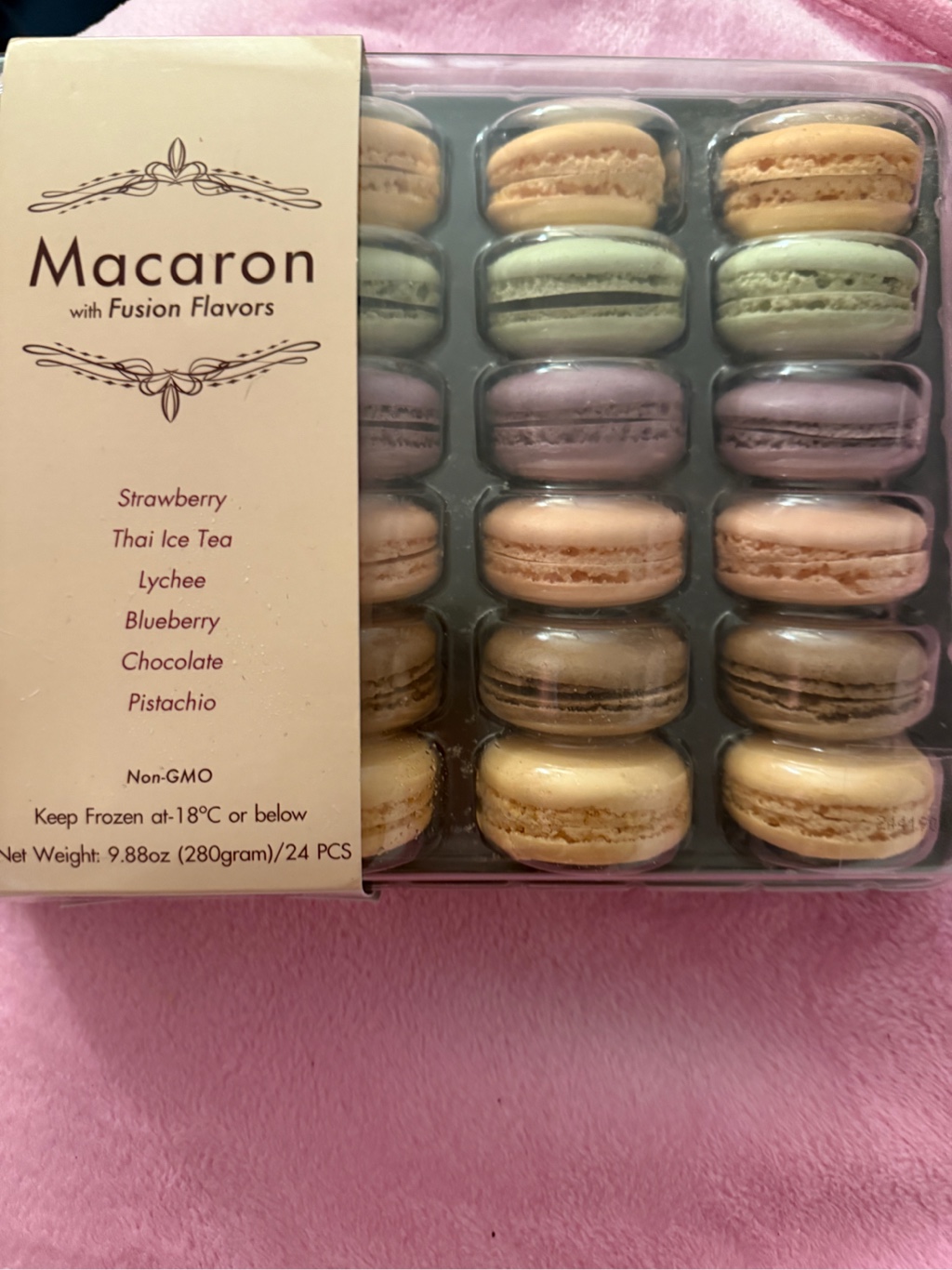 Get Macaron with Fusion Flavors, Assorted 24pcs Frozen 9.88 Get Macaron with Fusion Flavors, Assorted 24pcs Frozen 9.88