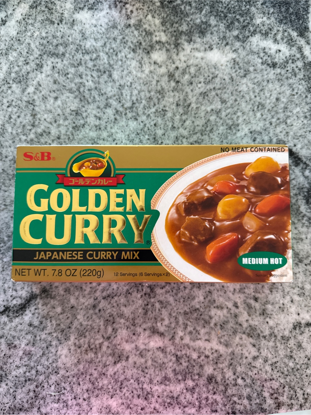S&B ゴールデンカレー 中辛 7.8 オンス - Weee!