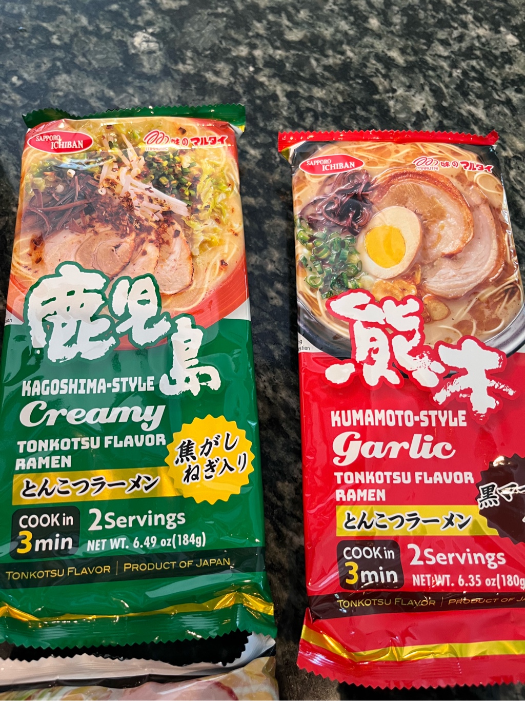 とんこつ マルタイ 鹿児島とんこつ インスタントラーメン 焦がしねぎ入り 2人前