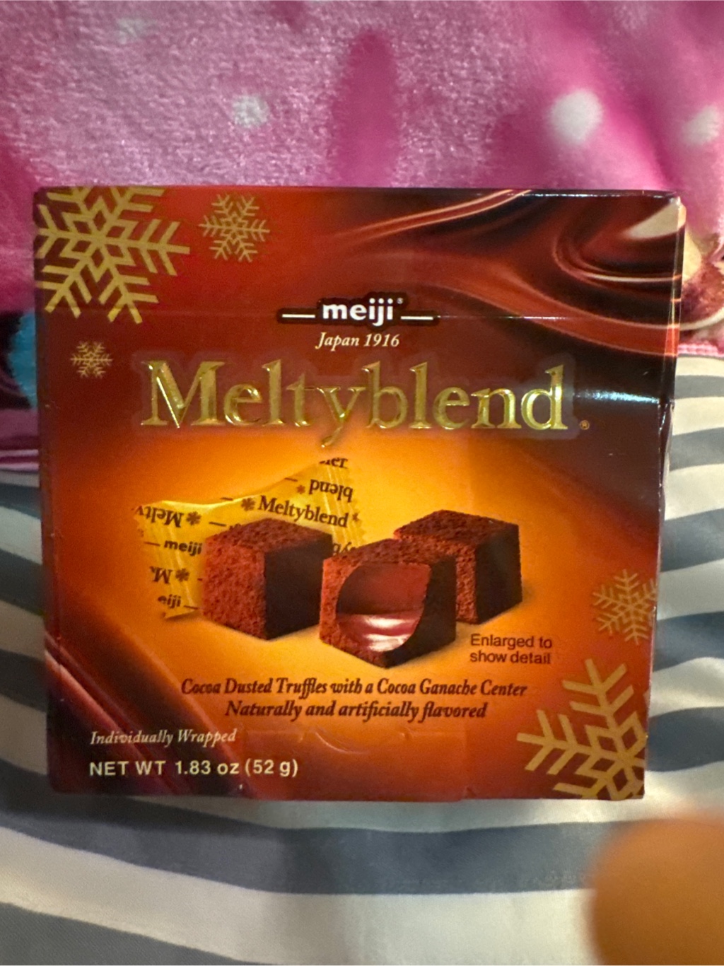 【美品】Melty Ribbon Chocolate 2点セット Meiji Meltykiss Strawberry&Orange Peel Cassis Liqueur Chocolate