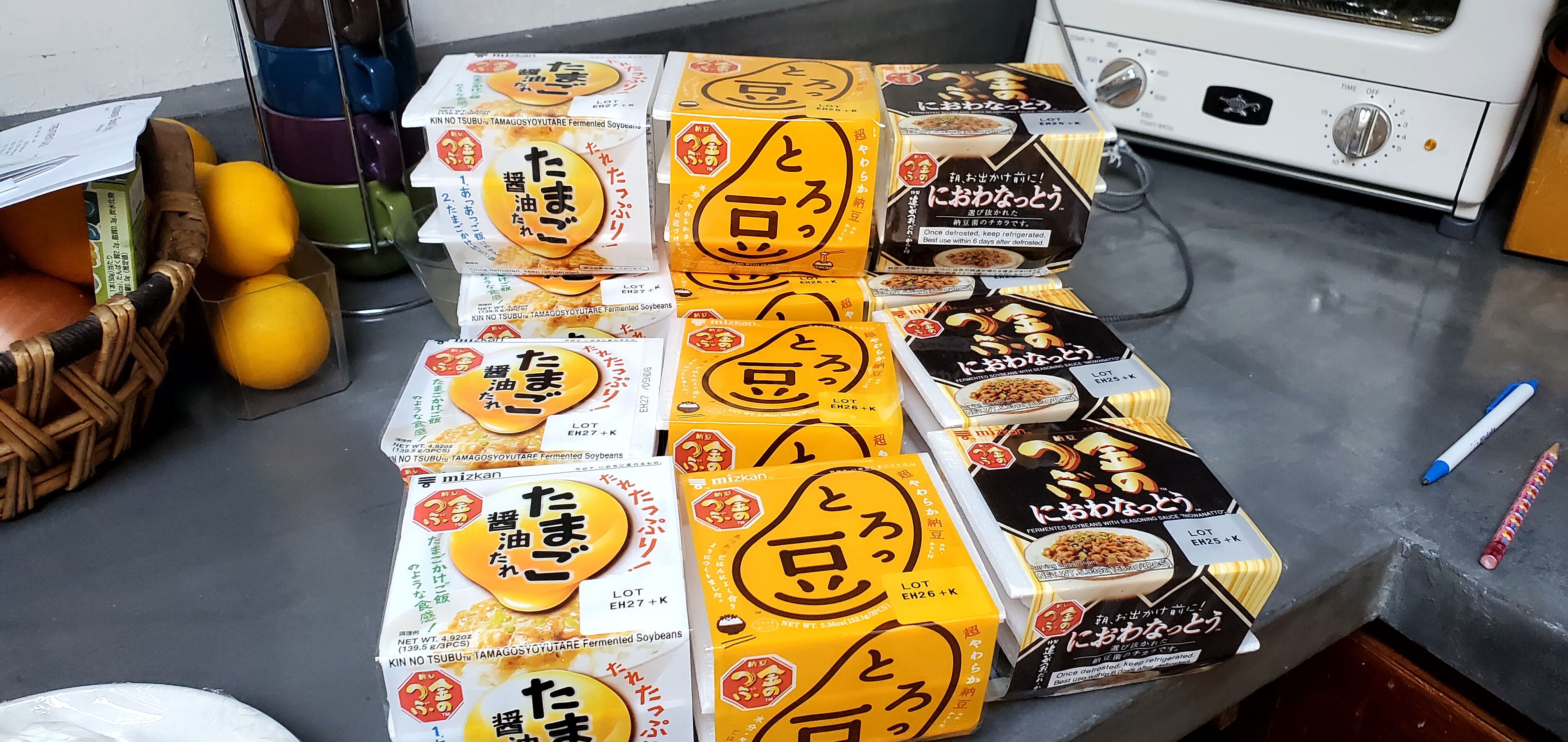 ミツカン 金のつぶ におわ 納豆 3p 4.88 オンス - Weee!