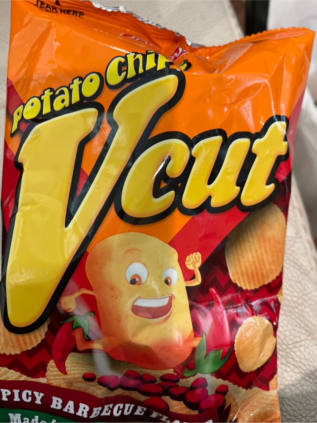 ぽて Jack 'N Jill V-カットポテトチップス 辛口焼き肉味 60 グラム