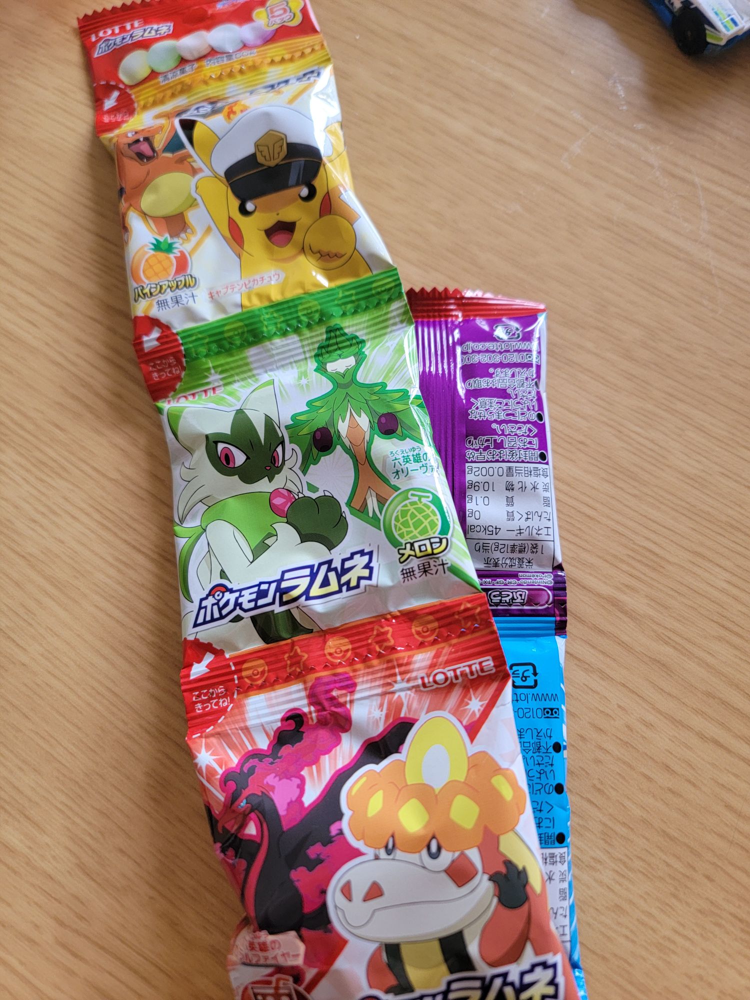 ロッテ ポケモンラムネ 5pack 68 グラム - Weee!