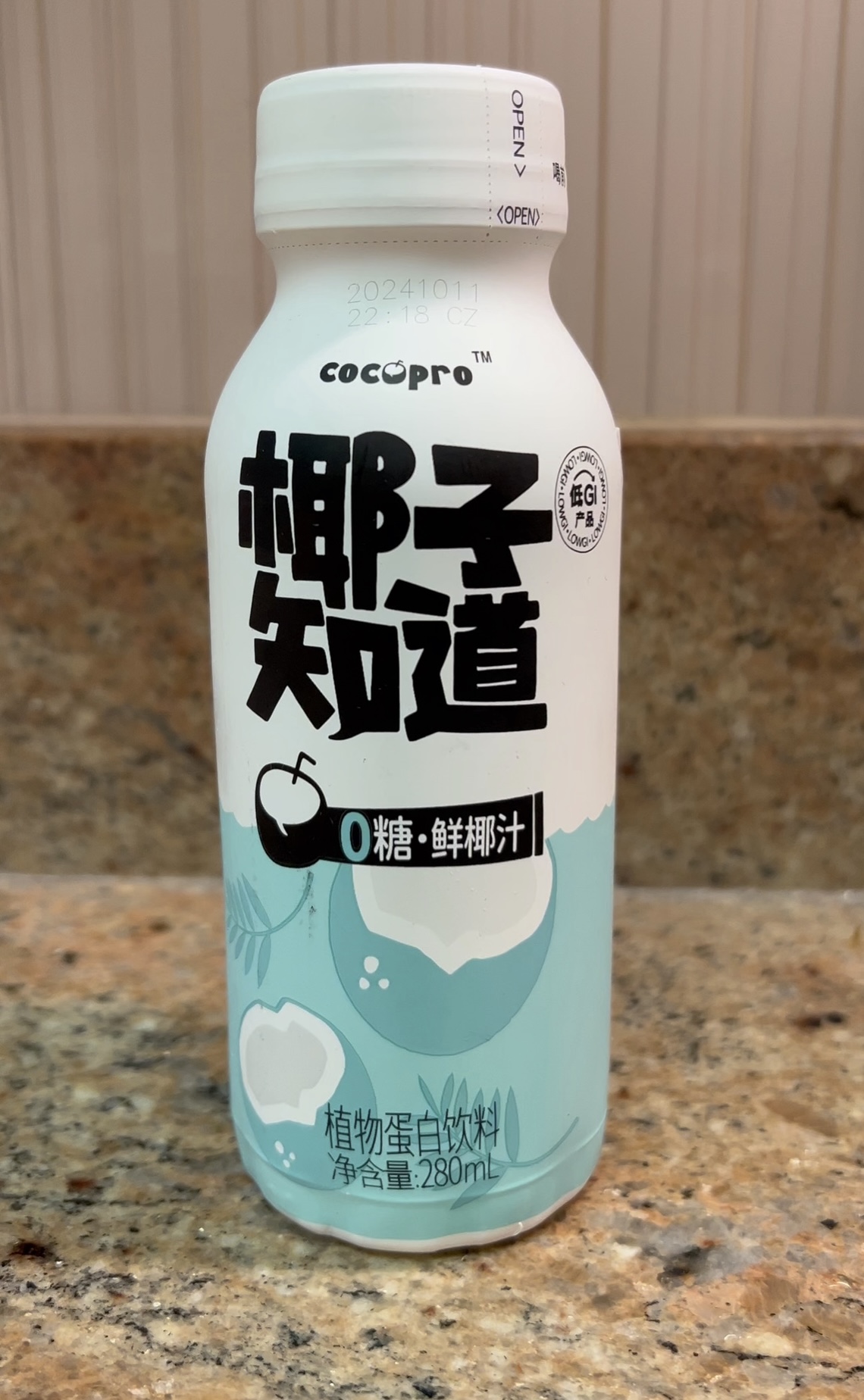 ≪椰子≫ 椰子知道0糖鮮椰汁280ml 280 毫升- Weee!