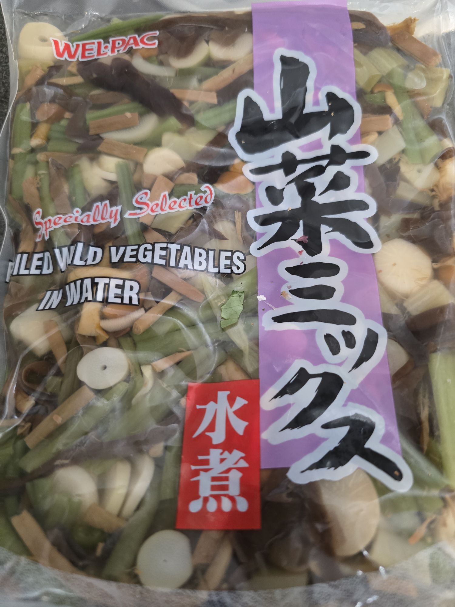 Welpac 山菜ミックス 水煮 654 グラム - Weee!