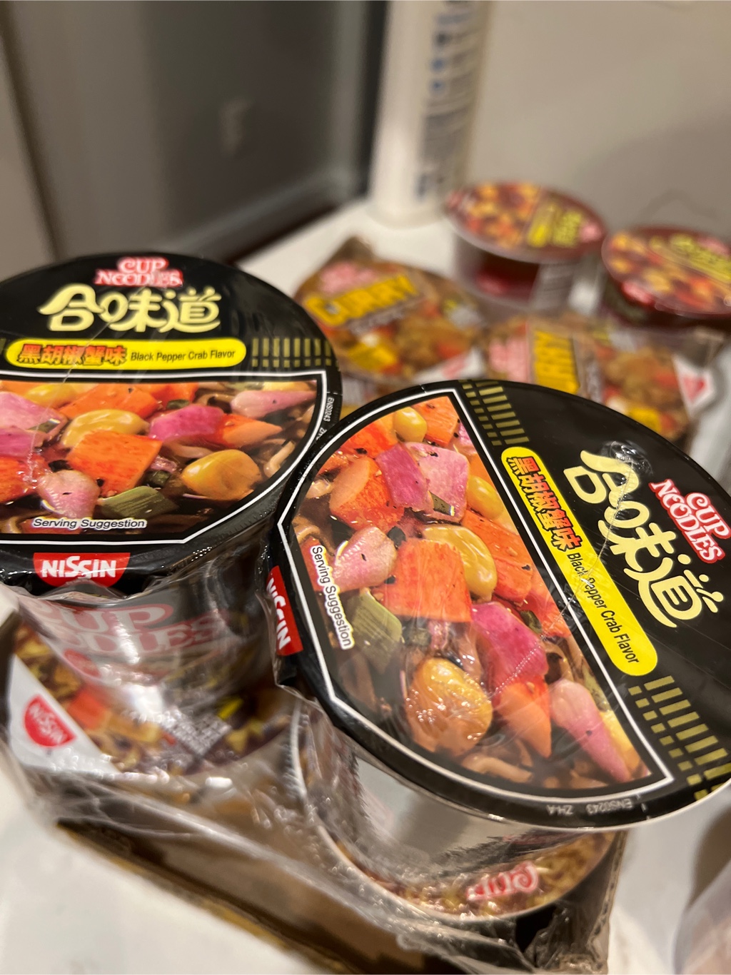 日清 カップヌードル 合味道 ブラックペッパークラブ - Weee!