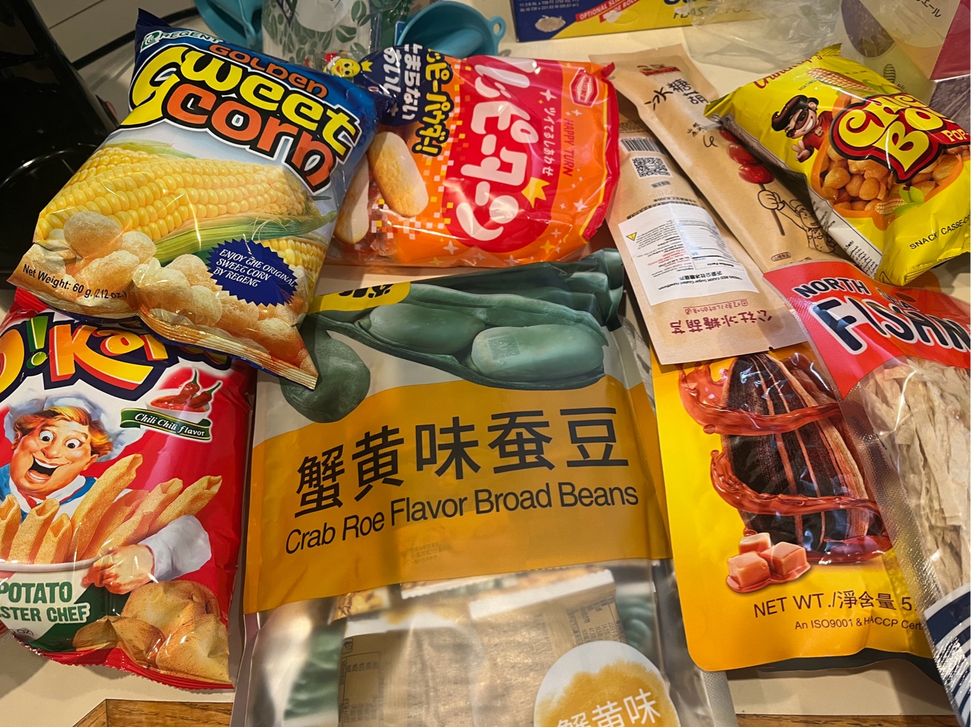 Ganyuan そら豆カニ風味 - Weee!