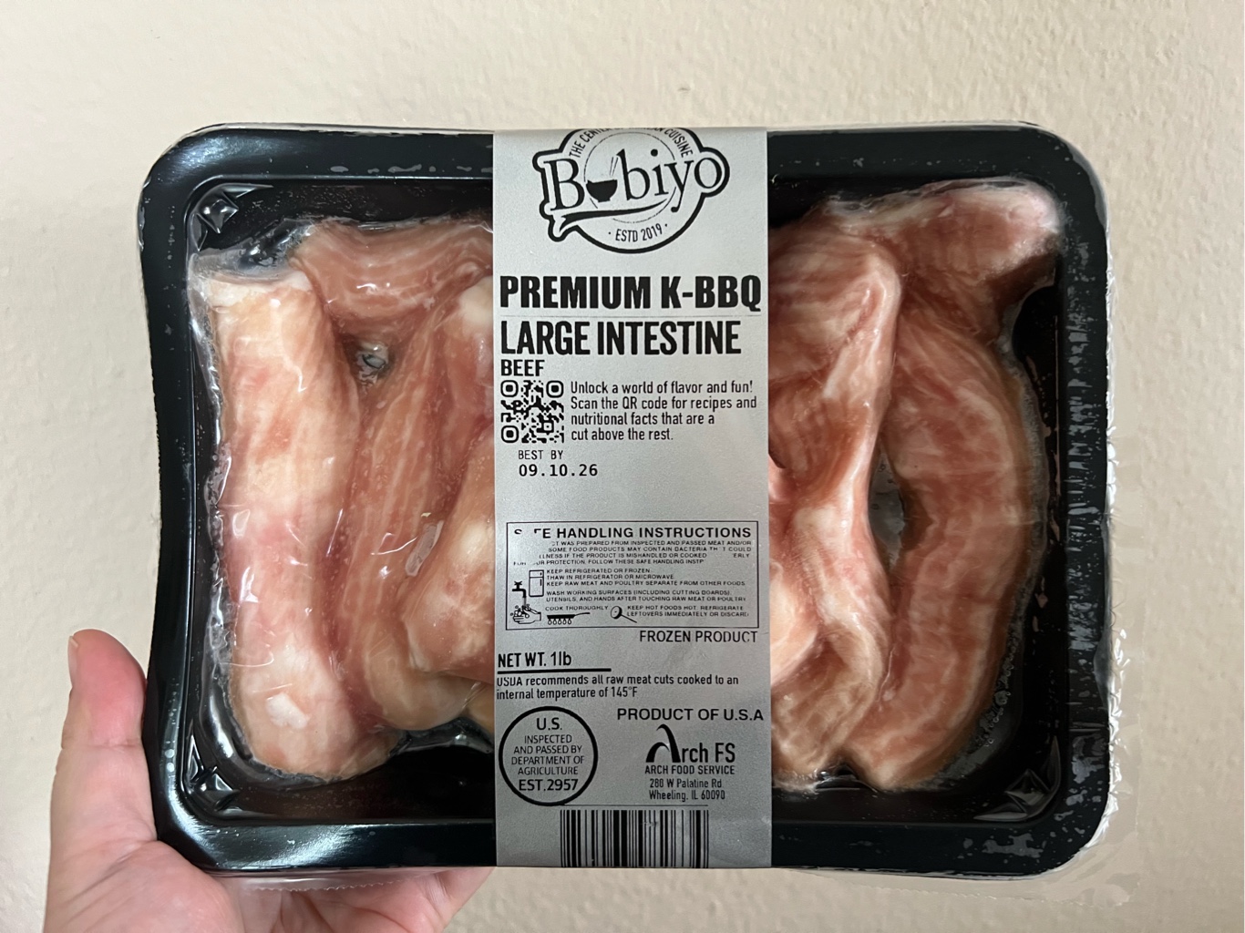 プレミアム 牛モツ 大腸 ホルモン もつ鍋用 冷凍 1 ポンド - Weee!