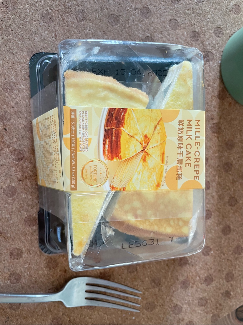 Six Fortune ミルクレープケーキ 2枚入 150 グラム - Weee!