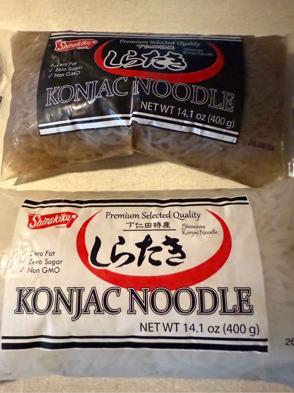 Get Shimonita Shirataki Yam Noodle White Large 14.1 oz