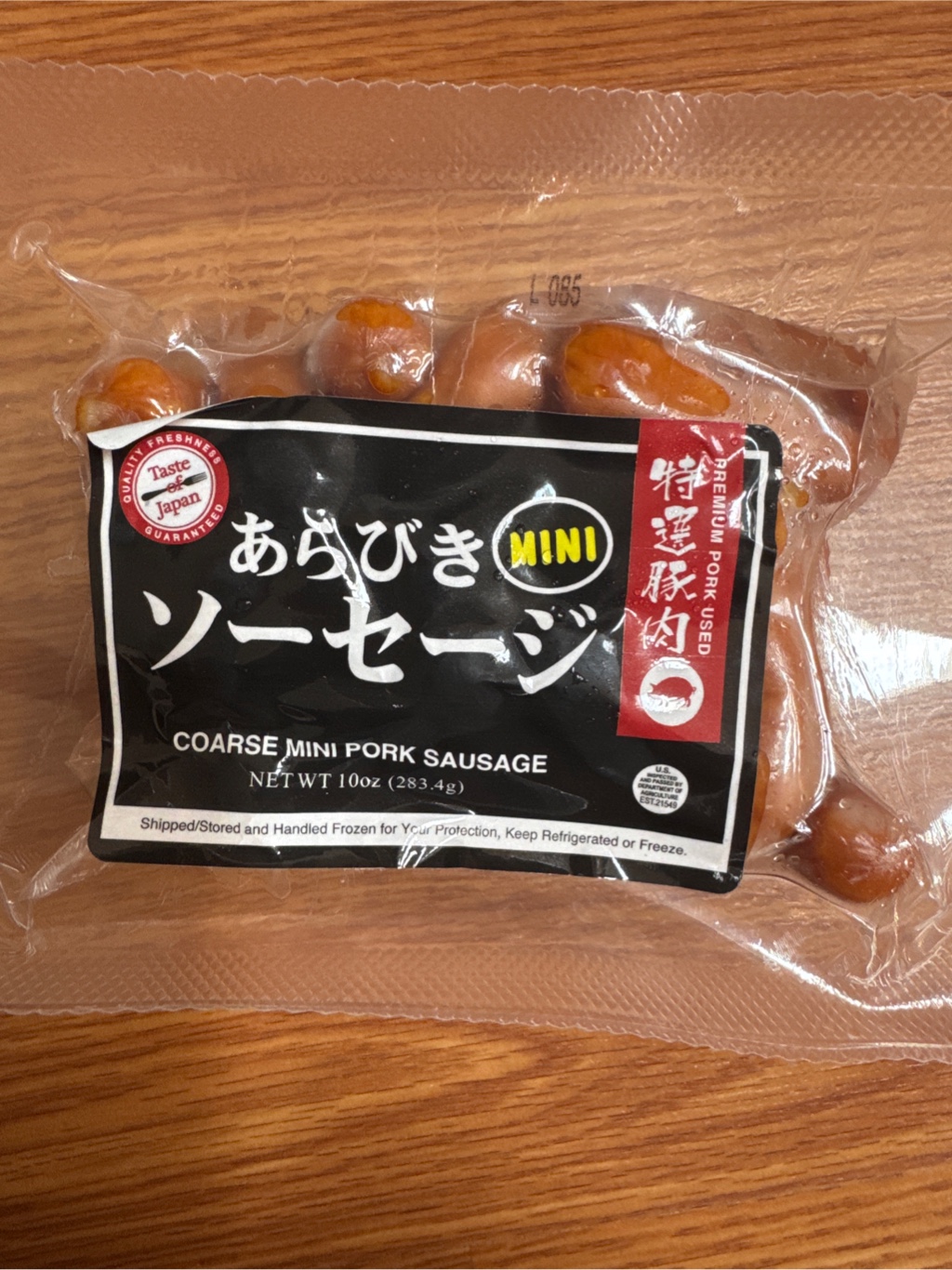 Taste of Japanあらびきソーセージ 豚肉 - Weee!