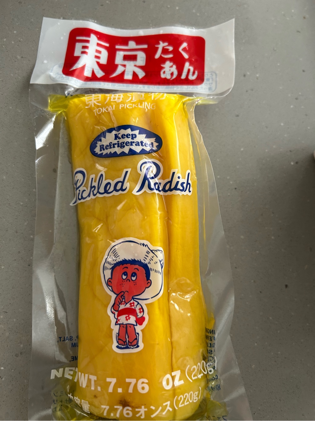 たくわん 東京たくあん漬大根 220 グラム - Weee!