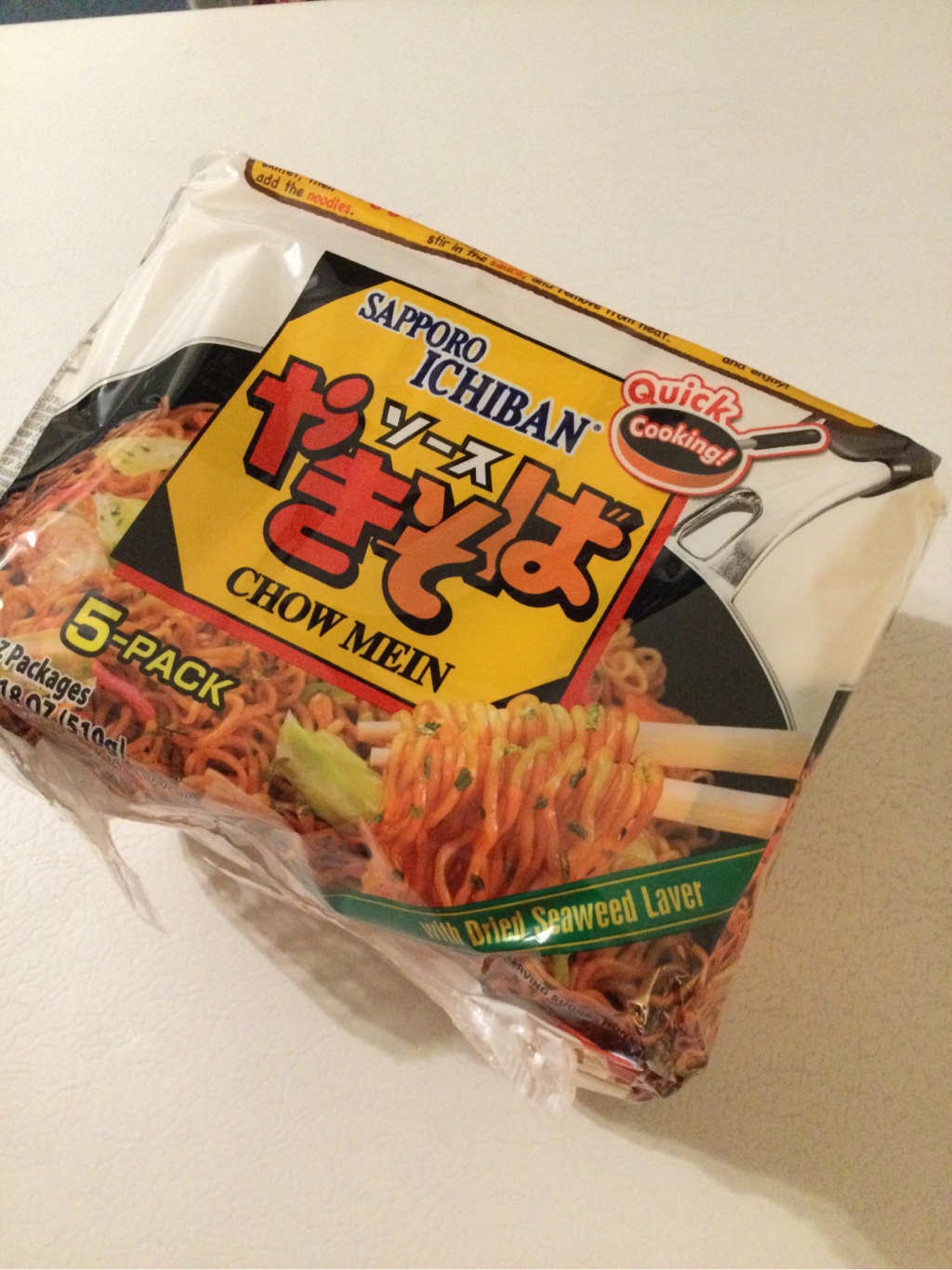 サッポロ一番 ソース焼きそば（5食入り） 18 オンス - Weee!