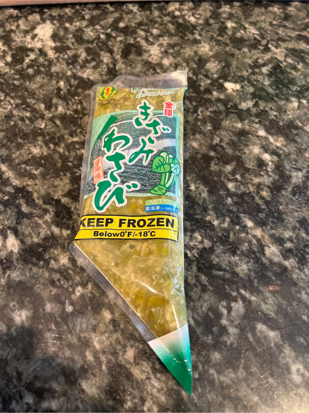 金印 きざみわさび 冷凍 100g 3.5 オンス - Weee!