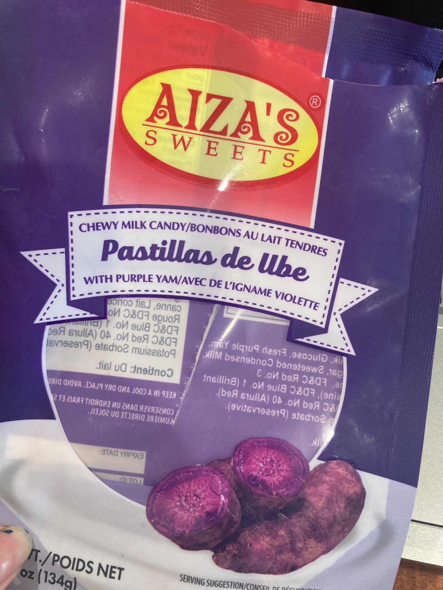 AIZA'S紫芋ソフト飴 - Weee!