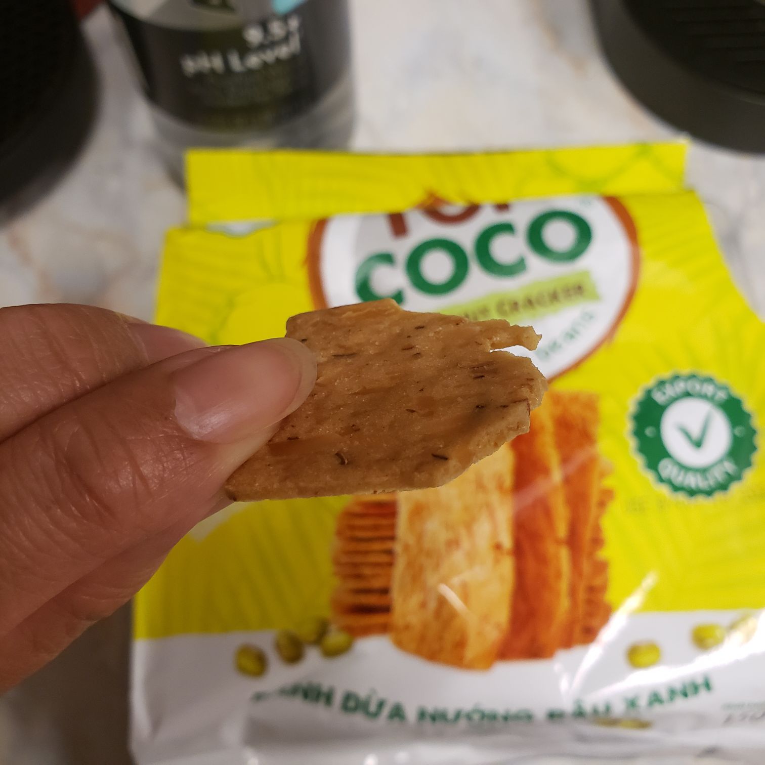 Get Top Coco Coconut Cracker with Mung Beans 5.29 oz