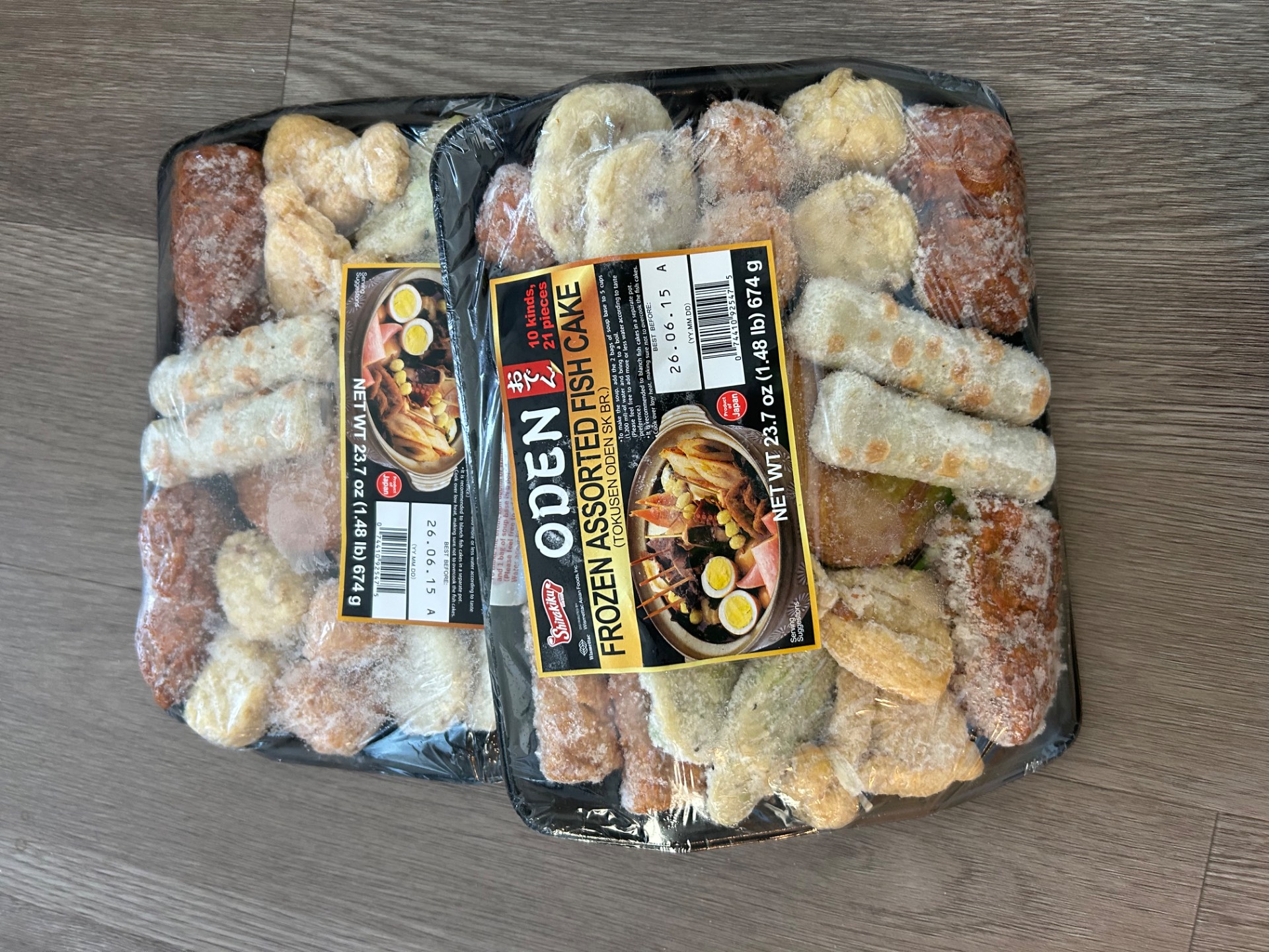 Shirakiku おでんセット 冷凍 10種類21点入り おでんスープ付き 650g