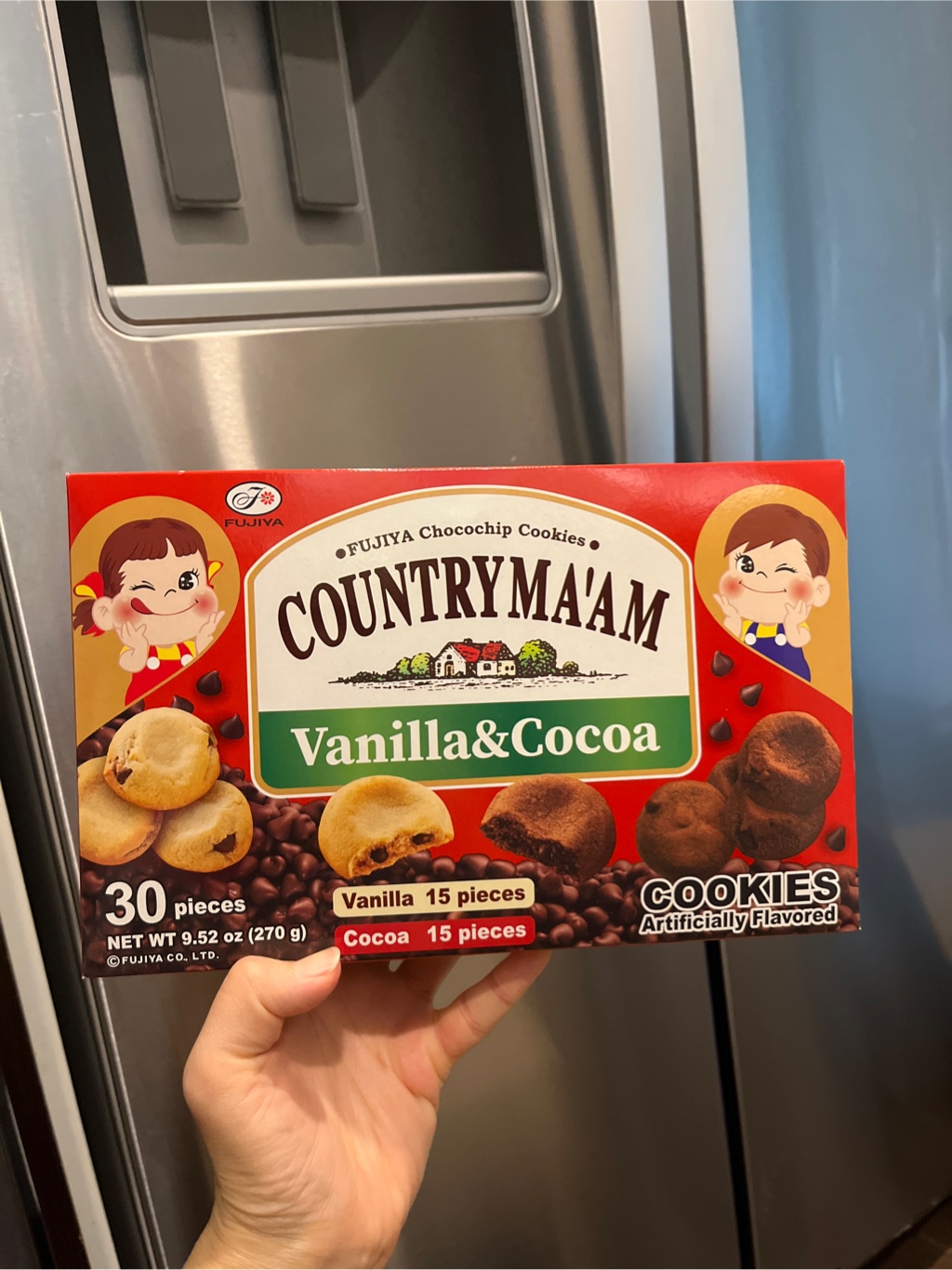 カントリーマアム バニラ＆ココア 30個入り 9.52 オンス - Weee!