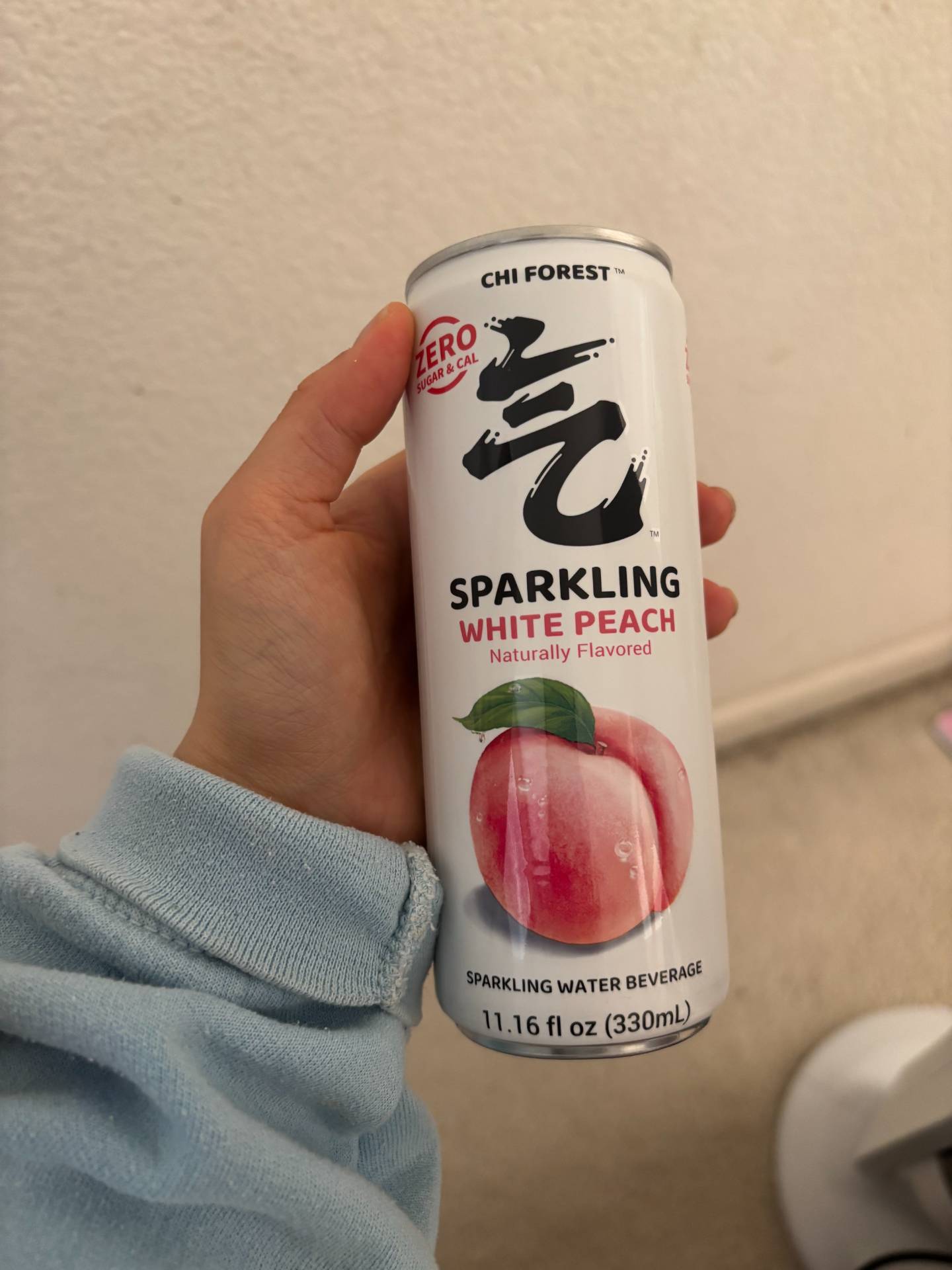 【NOVEMBER】19-20 WHITELIVE JUICE別注カラー Get Genki Forest Sugar-Free Sparkling Water, White Peach