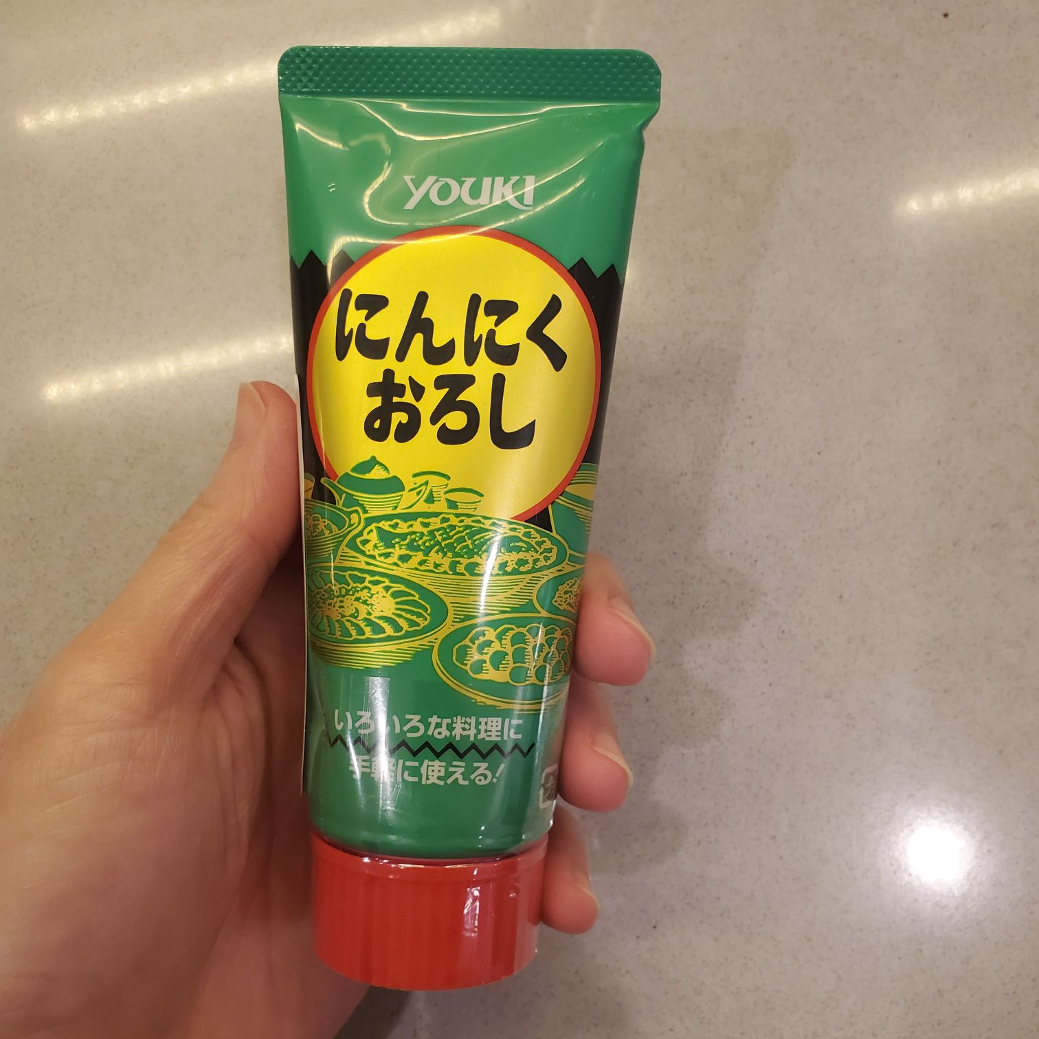Get Youki Ninniku Oroshi Garlic Tube 3.5 oz Delivered | Weee