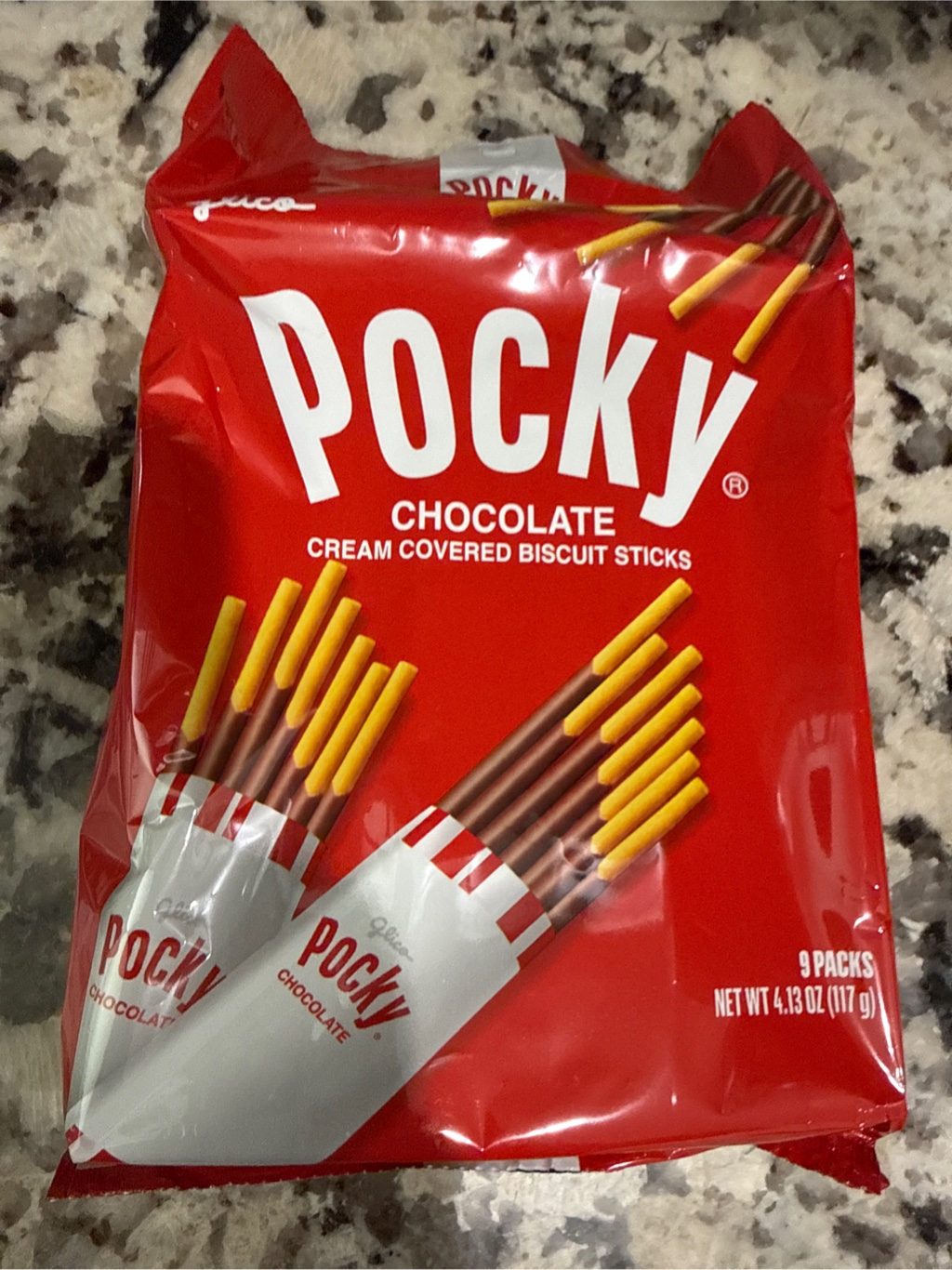 Glico ポッキー チョコレート味 9パック 117 グラム - Weee!