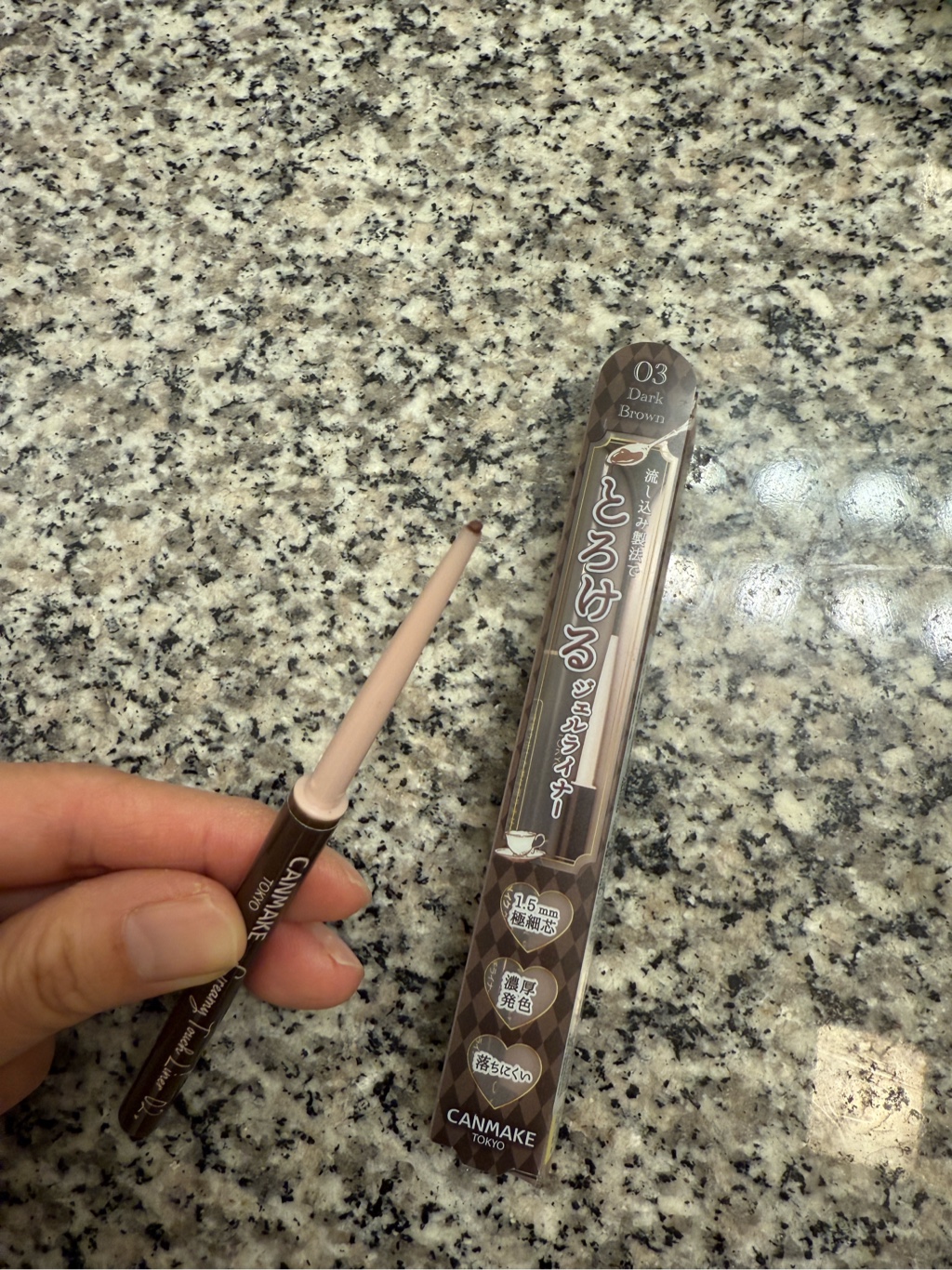 キャンメイク クリーミータッチライナー 03 ダークブラウン 1 各 - Weee!