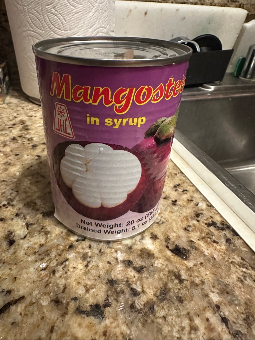 JHC マンゴスチン缶詰 565 グラム - Weee!